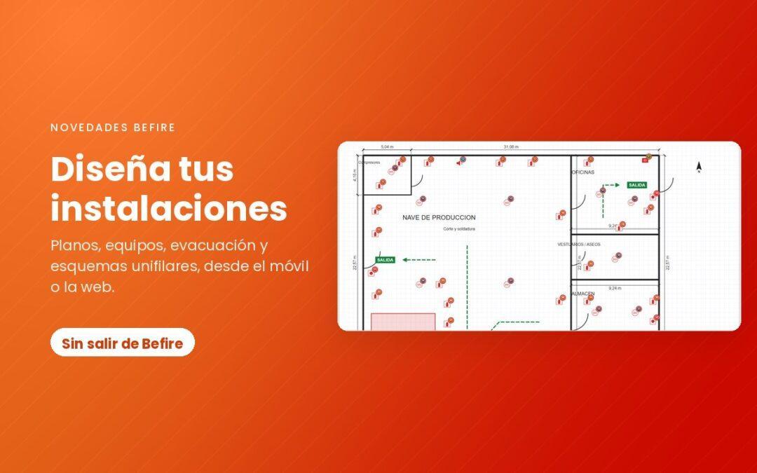 Diseña instalaciones desde el móvil o la web, sin salir de Befire
