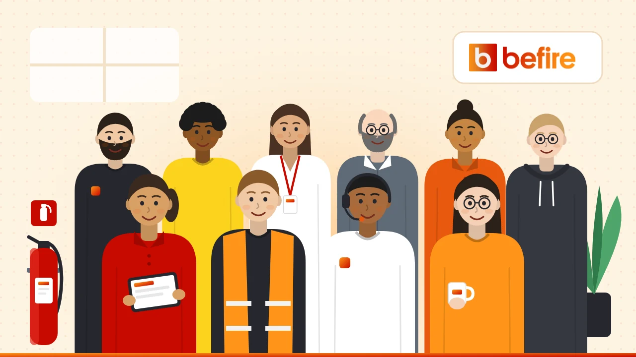 Ilustración del equipo de Befire